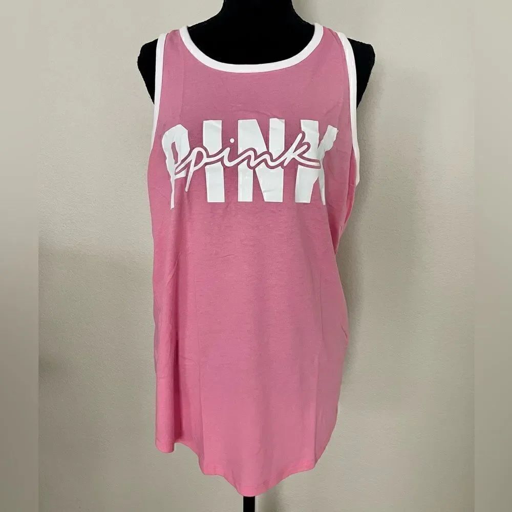 NWT PINK Victoria’s Secret Racerback Everyday Tank Top